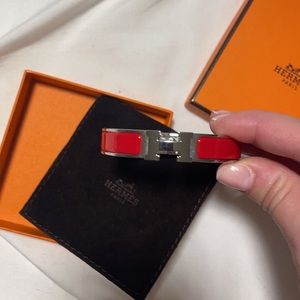 Authentic Hermes Clic H bracelet 🧡